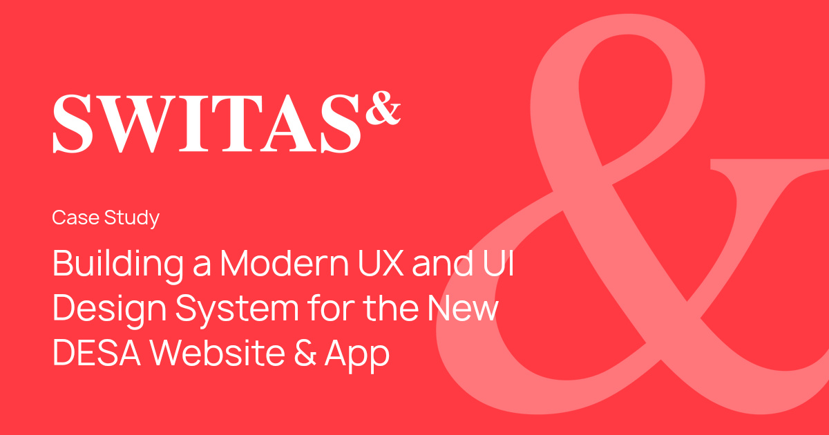 Building a Modern UX and UI Design System for the New DESA Website ...